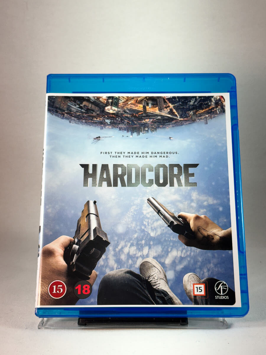 Forside av cover til Hardcore, brukt original Blu-ray hos Brukbar Film