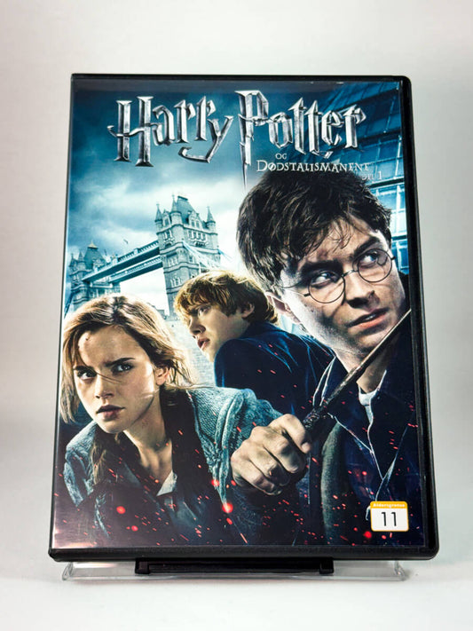 Forside av DVD-cover til Harry Potter og Dødstalismanene – Del 1, nest siste kapittel, brukt DVD hos Brukbar Film