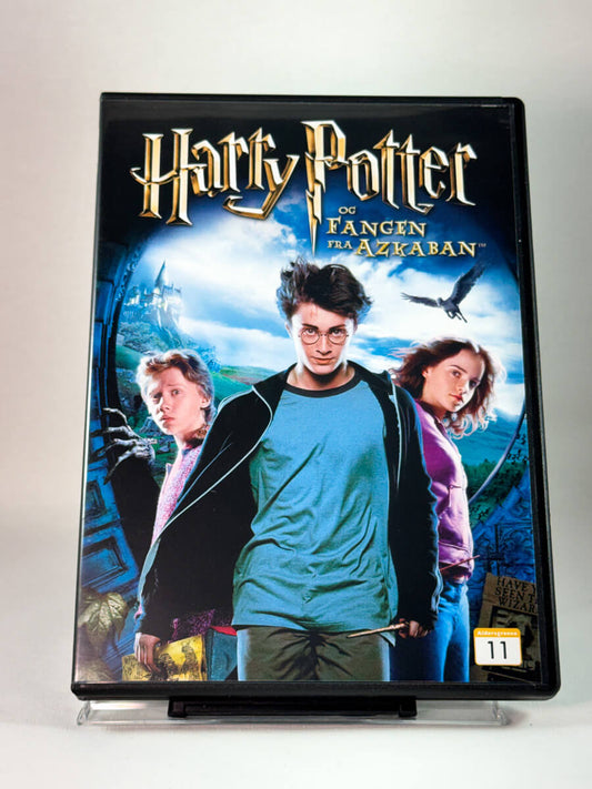 Forside av DVD-cover til Harry Potter og Fangen fra Azkaban, tredje film i serien, brukt DVD hos Brukbar Film