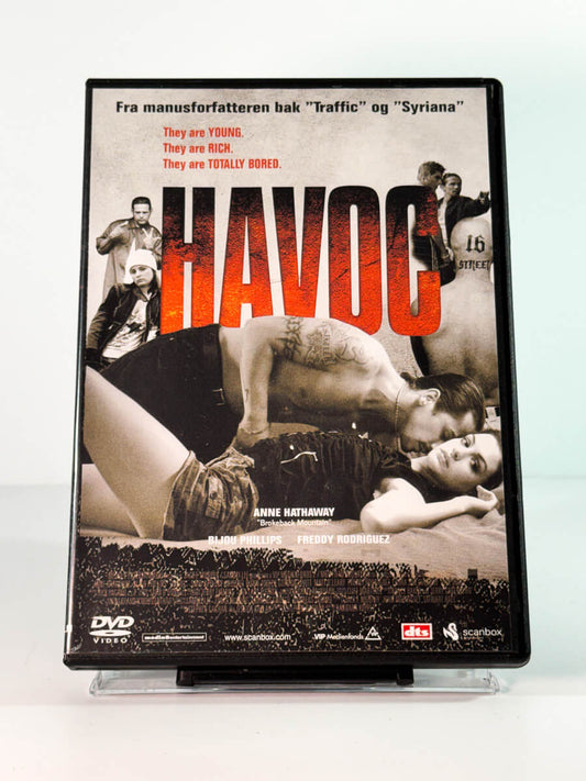 Forside av cover til havoc, bruktfilm på DVD hos Brukbar Film