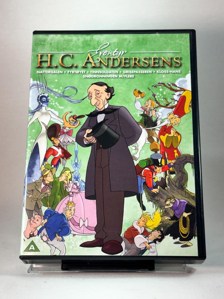 Forside av cover til H.C. Andersens eventyr, brukt DVD hos Brukbar Film