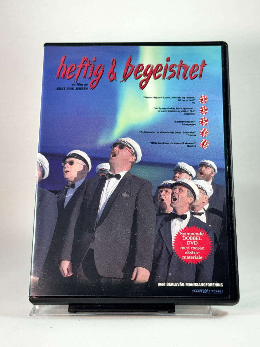 DVD-cover for Heftig & begeistret, bruktfilm på DVD hos Brukbar Film