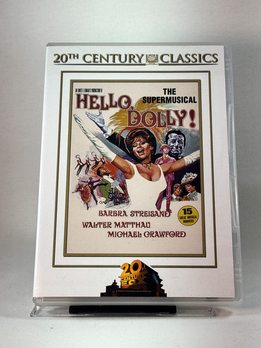 Forside av cover til Hello, Dolly!, brukt DVD hos Brukbar Film