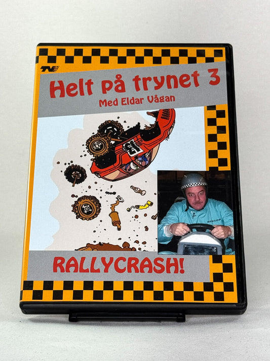 DVD-forside til filmen Helt på trynet 3 med Eldar Vågan
Originalt cover brukt for produktbilde i nettbutikken Brukbar Film