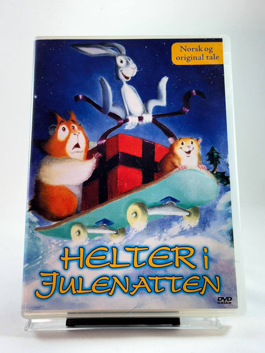 Forside av DVD-cover til Helter i Julenatten, bruktfilm hos nettbutikken Brukbar Film