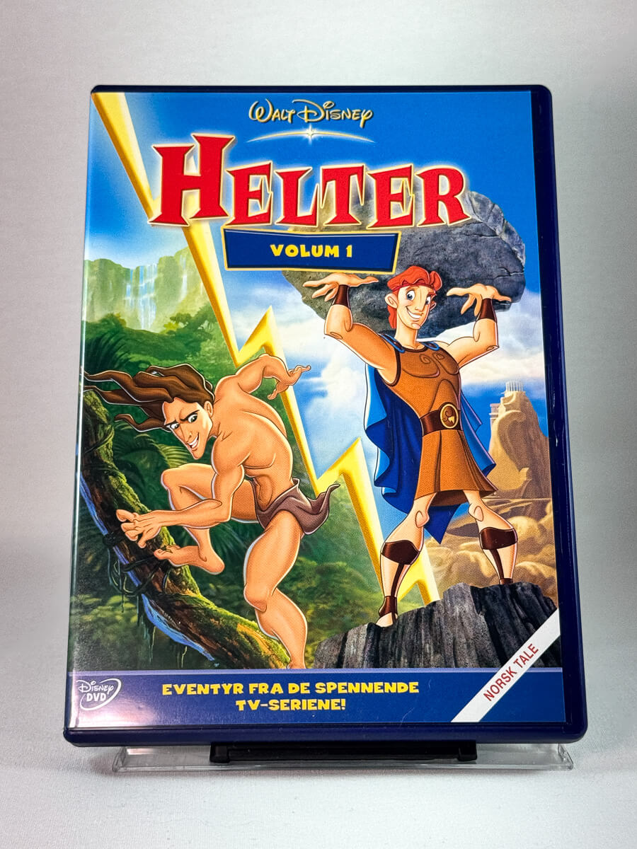 Forside av DVD-cover til Helter – Volum 1, bruktfilm hos nettbutikken Brukbar Film