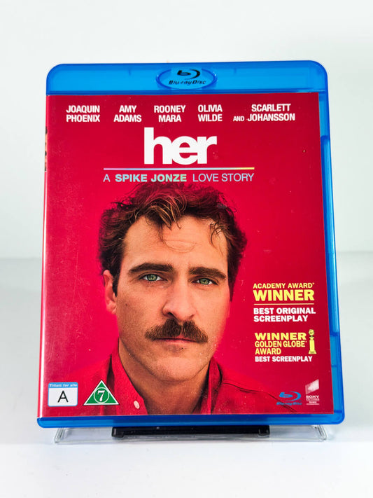 Forside av cover til Her, brukt Blu-ray hos Brukbar Film