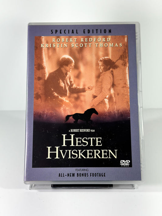 Forside av cover til Hestehviskeren, brukt DVD hos Brukbar Film