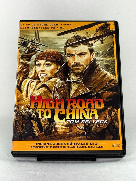 Brukt DVD-film High Road to China – forside av eventyrfilmcover, kjøp brukte filmer og samlerutgaver på DVD hos Brukbar Film