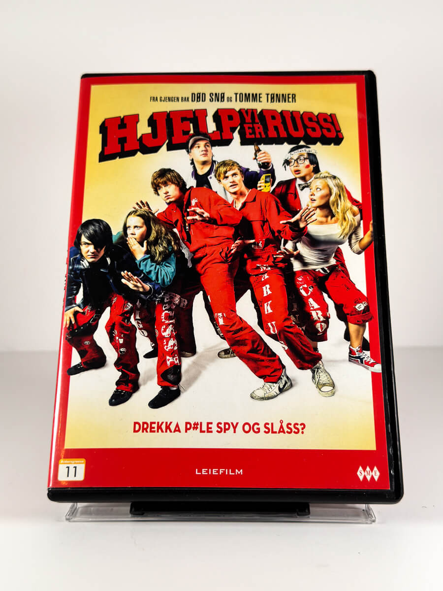 Forside av cover til Hjelp, vi er russ! på DVD