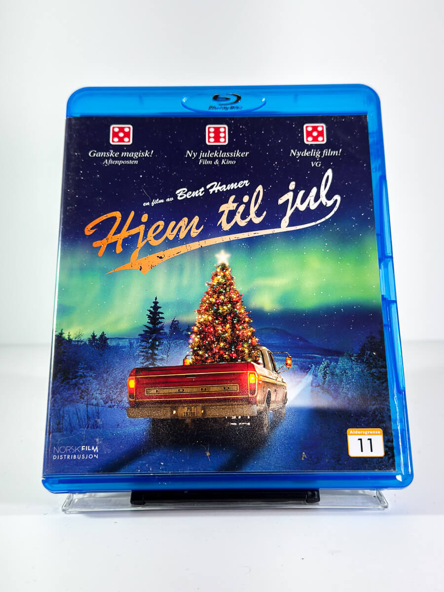 Forside av cover til Hjem til jul på Blu-ray