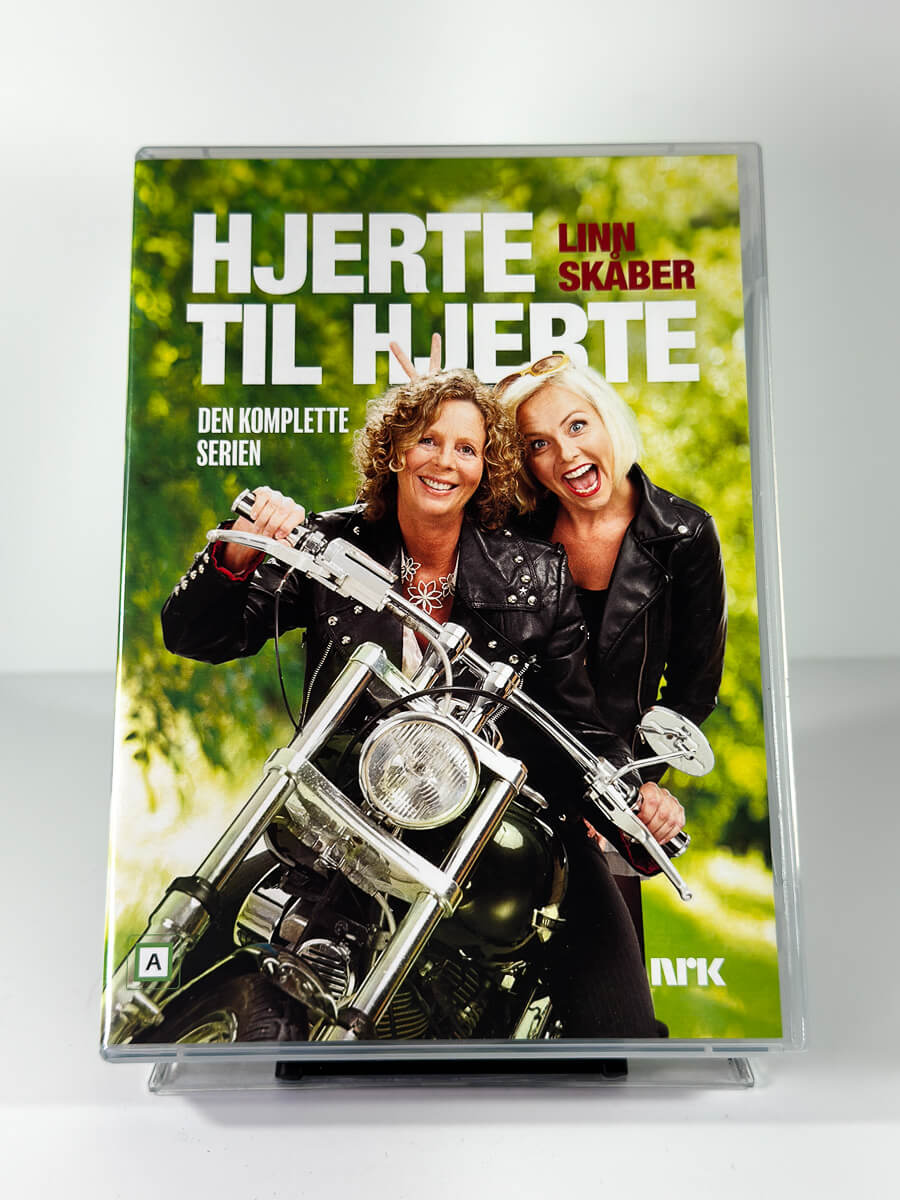 Forside av cover til Hjerte til hjerte Den komplette serien, bruktfilm hos nettbutikken Brukbar Film