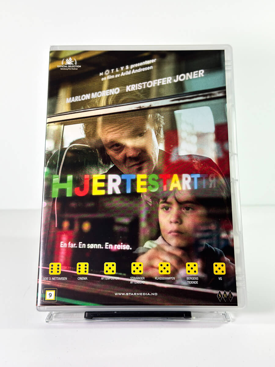 Forside av cover til Hjertestart, brukt DVD hos Brukbar Film