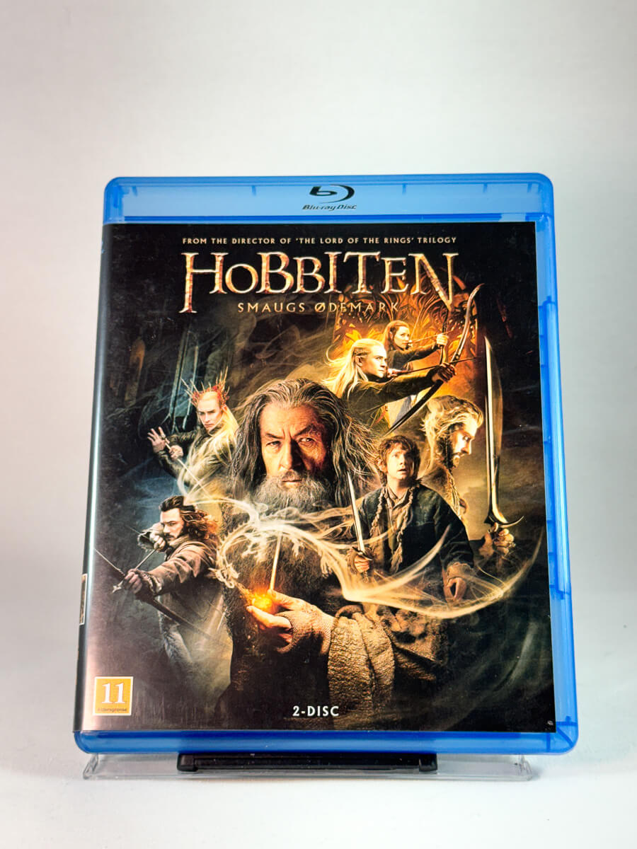 Forside av cover til Hobbiten: Smaugs ødemark, brukt Blu-ray hos Brukbar Film