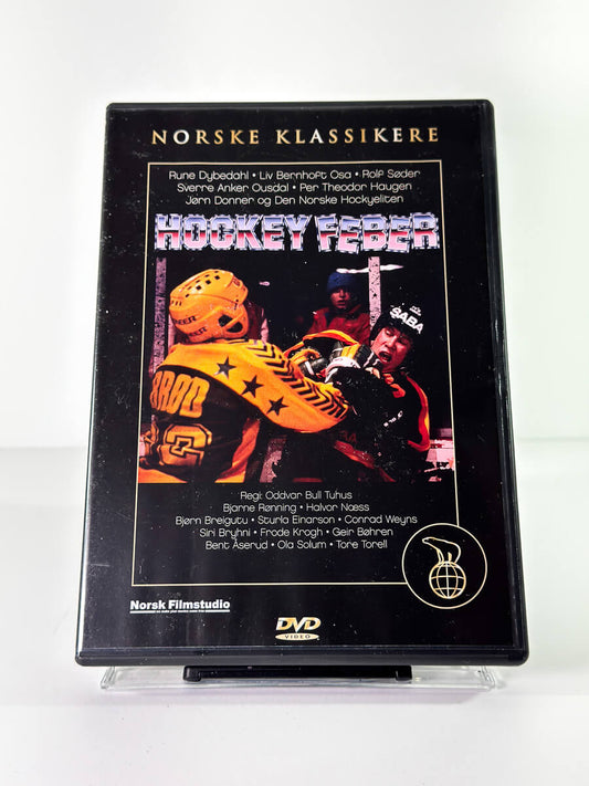 Forside av cover til Hockeyfeber, brukt DVD hos Brukbar Film