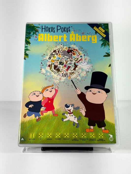 Forside av cover til Hokus Pokus Albert Åberg på DVD