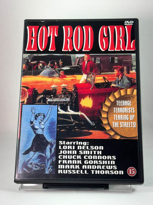 Forside av DVD-cover til Hot Rod Girl, second hand DVD hos Brukbar Film