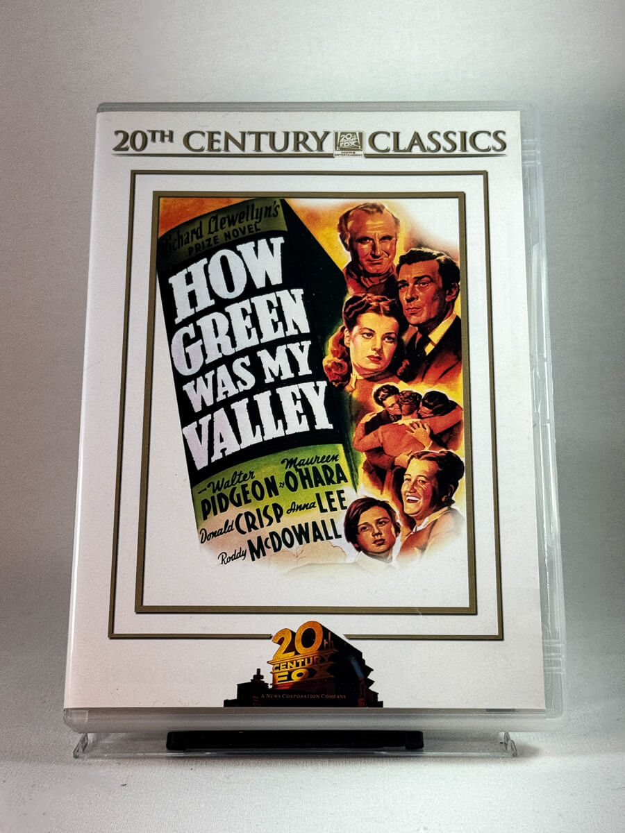 Forside av cover til How Green Was My Valley, bruktfilm hos nettbutikken Brukbar Film