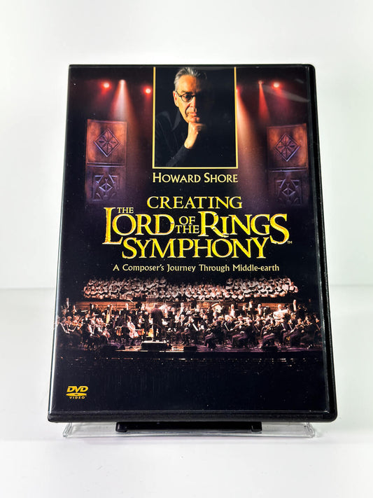 Forside av cover til Howard Shore: Creating The Lord of the Rings Symphony, brukt DVD hos Brukbar Film