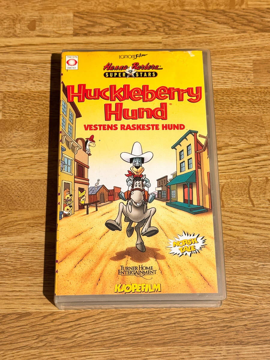 Forside av cover til Huckleberry Hund – Vestens raskeste hund på VHS