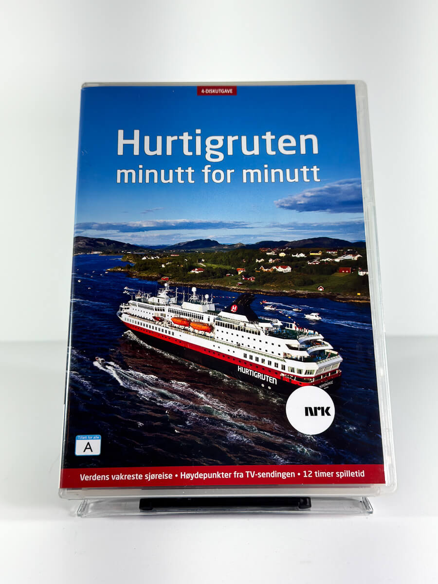 Forside av cover til Hurtigruten minutt for minutt på DVD