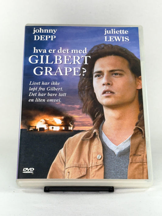 DVD-forside til filmen Hva er det med Gilbert Grape?
Originalt cover brukt for produktbilde i nettbutikken Brukbar Film