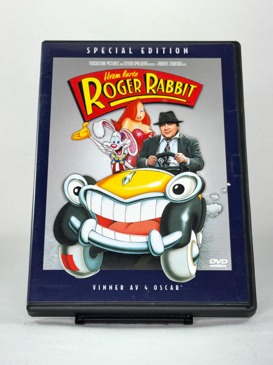 DVD-forside til filmen Hvem lurte Roger Rabbit
Originalt cover brukt for produktbilde i nettbutikken Brukbar Film