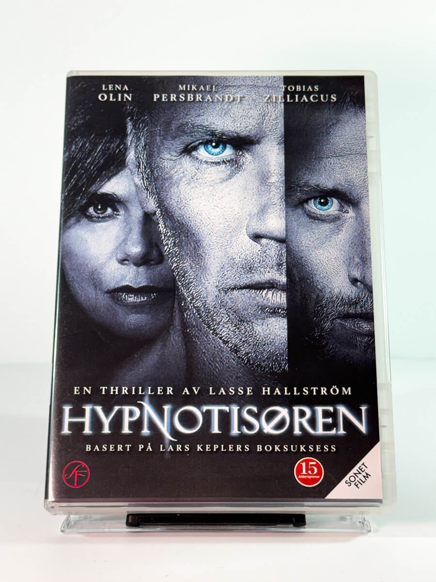 Forside av cover til hypnotisoren, bruktfilm hos nettbutikken Brukbar Film