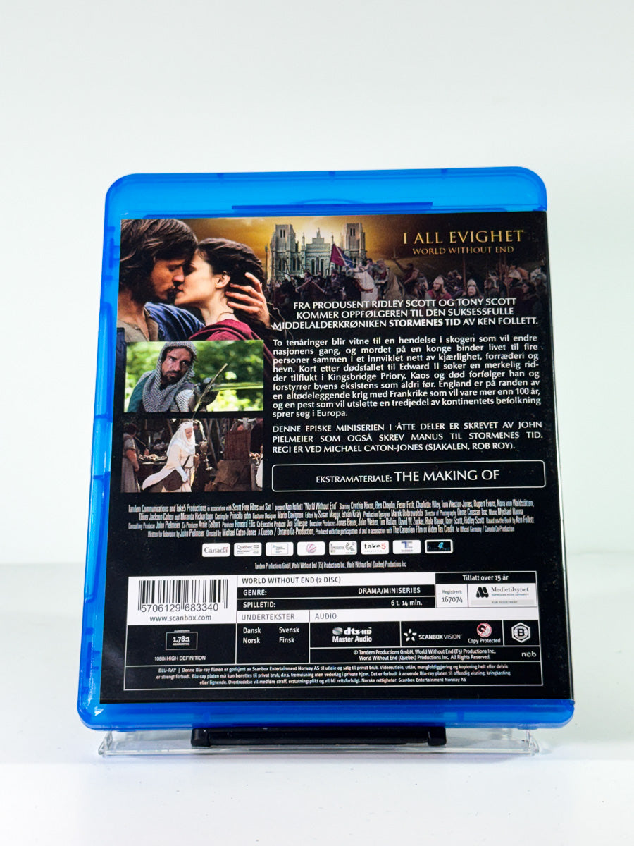 Bakside av cover til I all evighet på Blu-ray