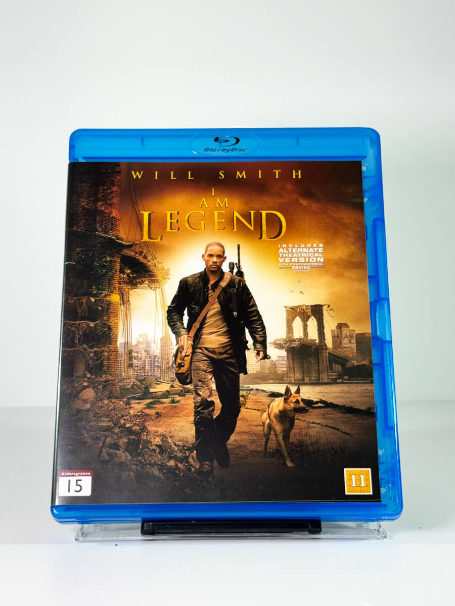 Forside av cover til I Am Legend på Blu-ray
