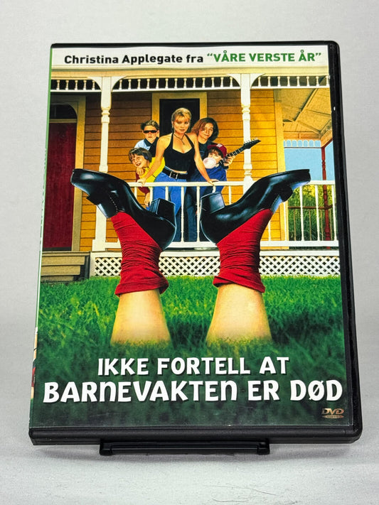 DVD-cover-forside til filmen Ikke fortell at barnevakten er død – Brukt DVD fra nettbutikken Brukbar Film
