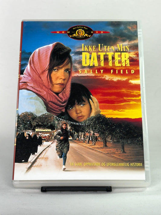 DVD-forside til filmen Ikke uten min datter
Originalt cover brukt for produktbilde i nettbutikken Brukbar Film