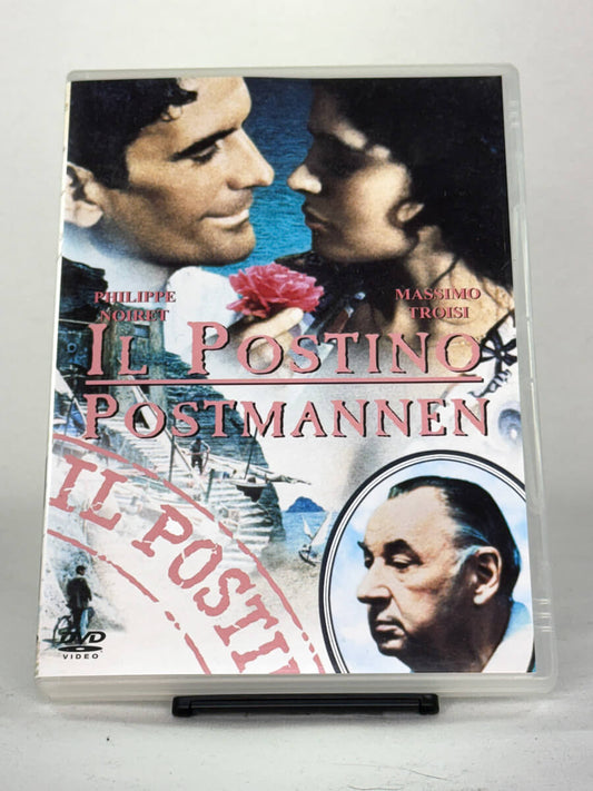 DVD-forside til filmen Il Postino / Postmannen
Originalt cover brukt for produktbilde i nettbutikken Brukbar Film