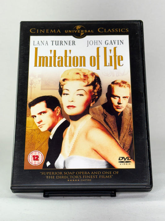 Brukt DVD-film Imitation of Life – forside av originalt filmcover, kjøp klassiske dramafilmer på brukt DVD hos Brukbar Film