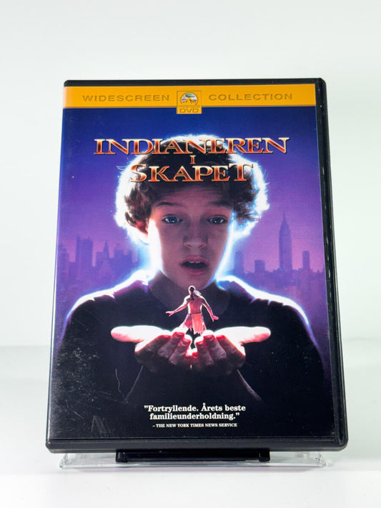 Forside av cover til Indianeren i skapet, bruktfilm hos nettbutikken Brukbar Film