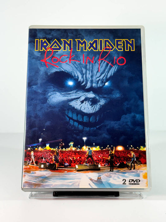 Forside av cover til Iron Maiden – Rock in Rio, bruktfilm på DVD hos Brukbar Film