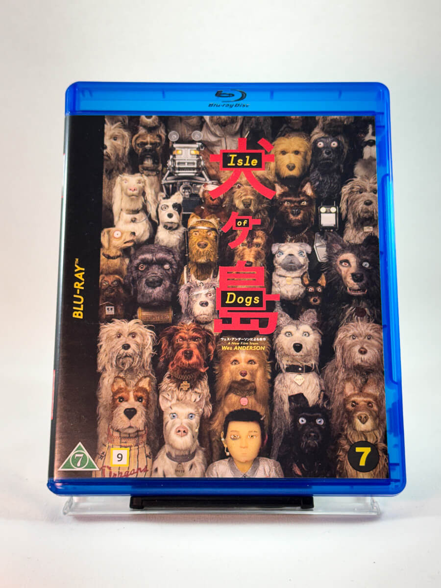 Forside av cover til Isle of Dogs, bruktfilm hos nettbutikken Brukbar Film