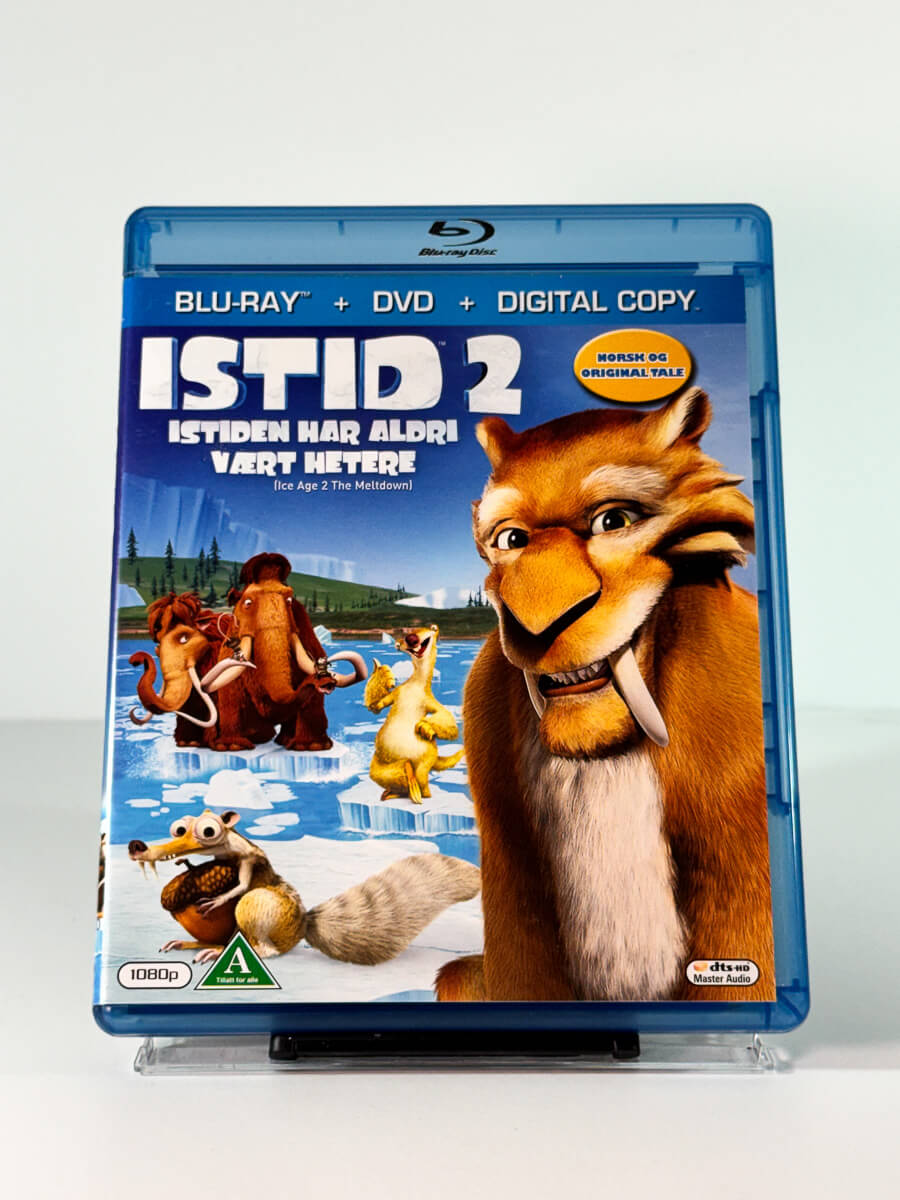 Forside av cover til Istid 2 – Istiden har aldri vært hetere på Blu-ray, bruktfilm hos Brukbar Film