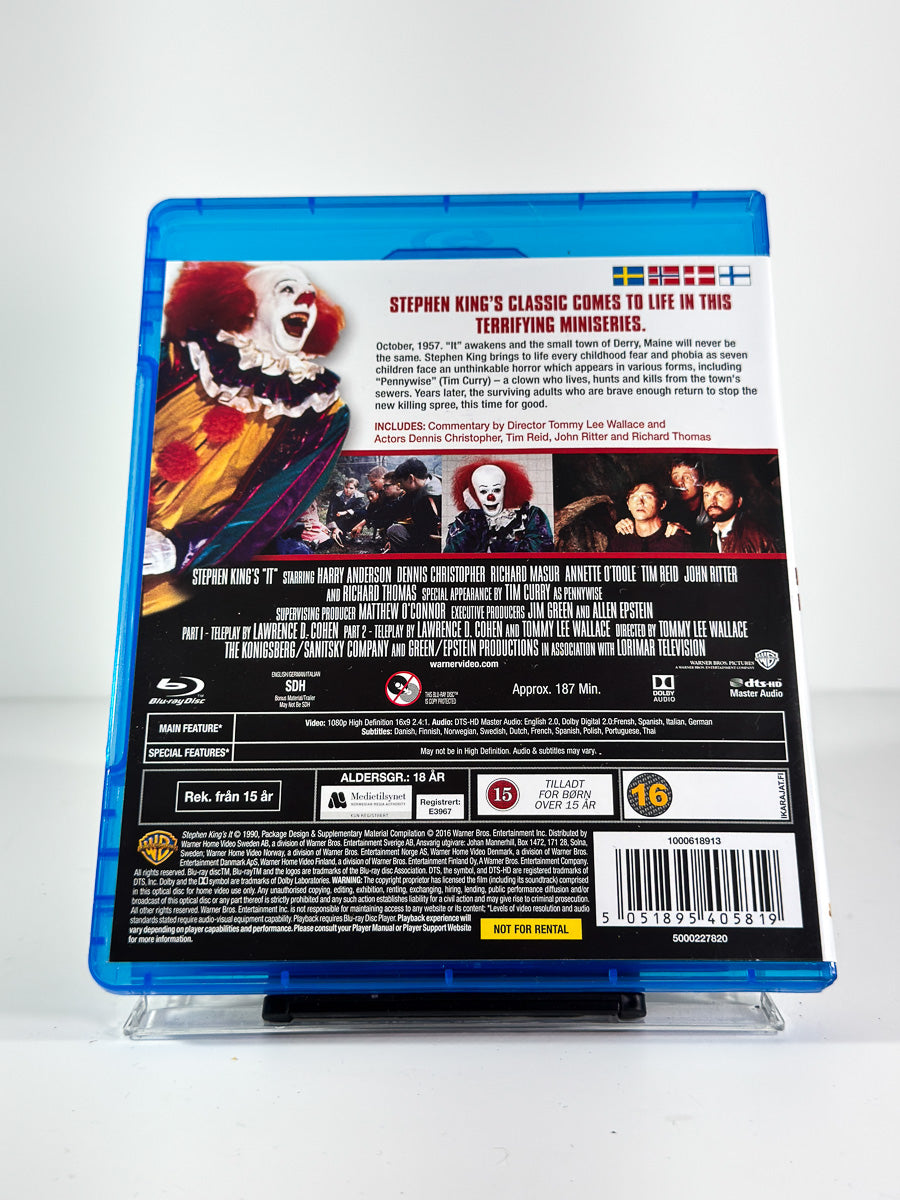 Bakside av cover til It på Blu-ray