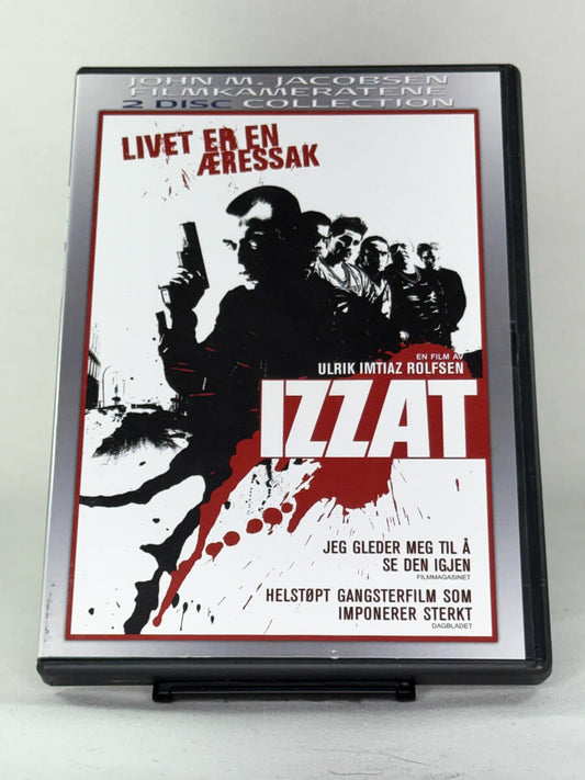 DVD-forside til filmen Izzat
Originalt cover brukt for produktbilde i nettbutikken Brukbar Film