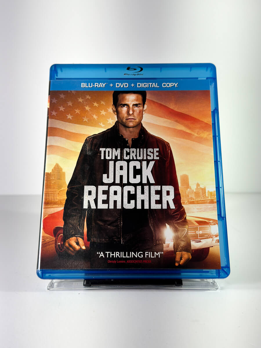 Forside av cover til Jack Reacher på Blu-ray