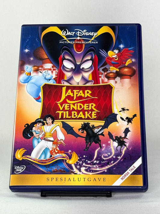 DVD-forside til filmen Jafar vender tilbake
Originalt cover brukt for produktbilde i nettbutikken Brukbar Film