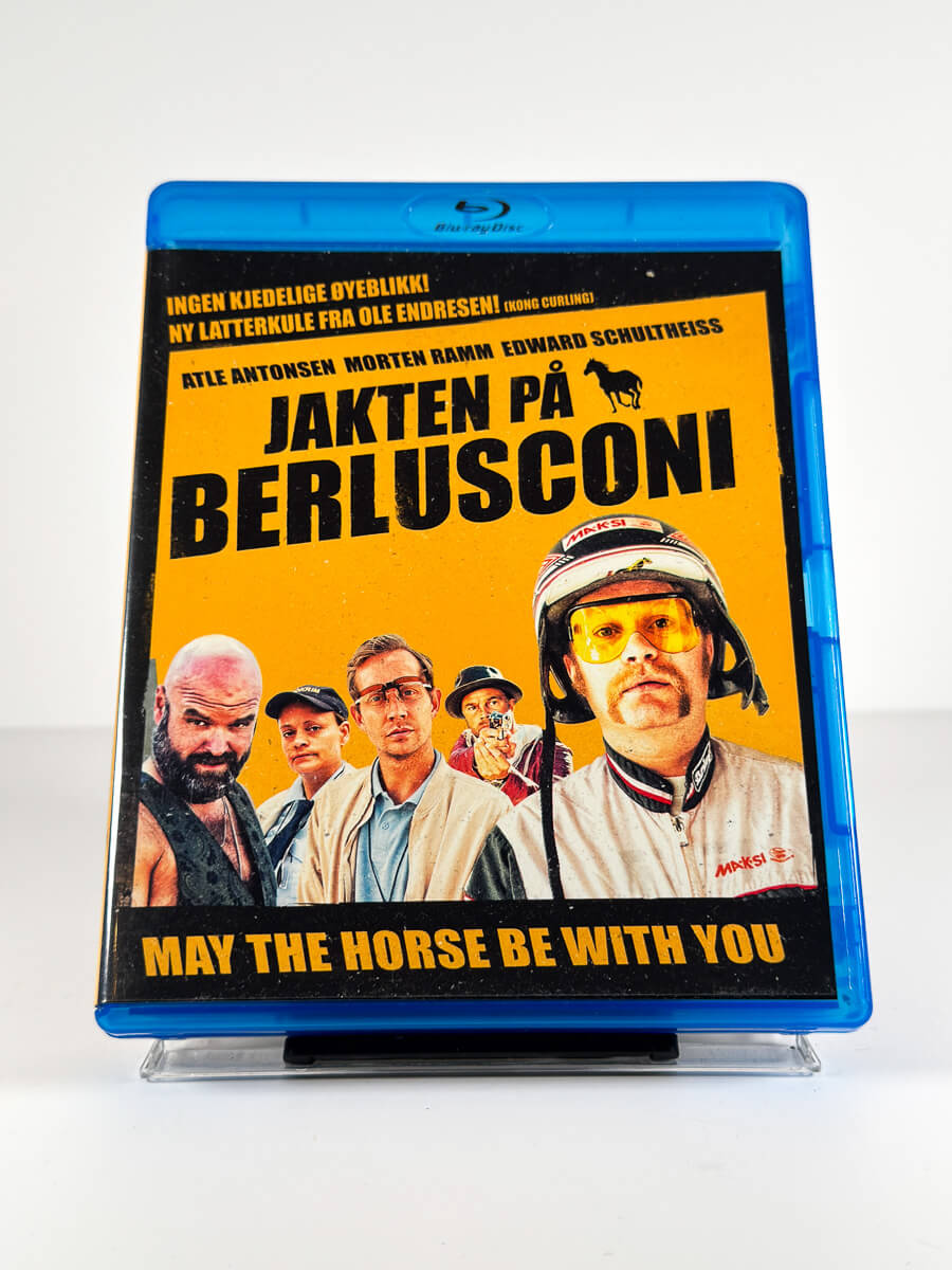 Forside av cover til Jakten på Berlusconi på Blu-ray