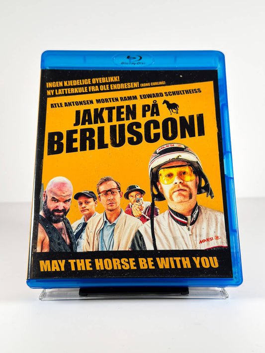 Forside av cover til Jakten på Berlusconi på Blu-ray