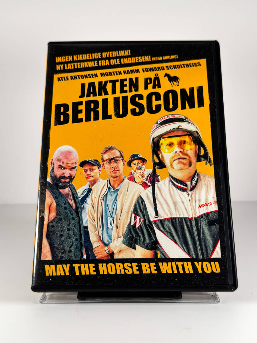 Forside av cover til Jakten på Berlusconi på DVD