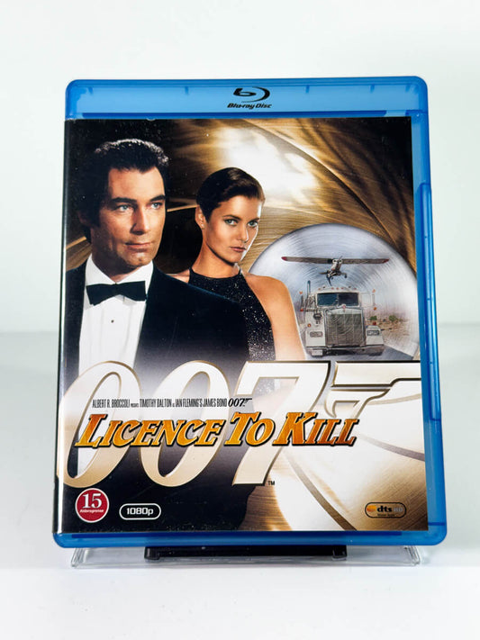 Forside av cover til James Bond: Licence to Kill, brukt Blu-ray hos Brukbar Film