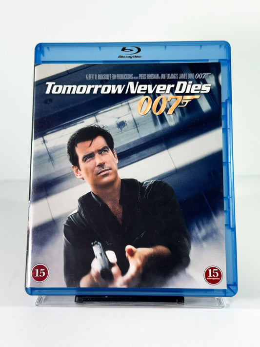 Forside av cover til James Bond: Tomorrow Never Dies, brukt Blu-ray hos Brukbar Film