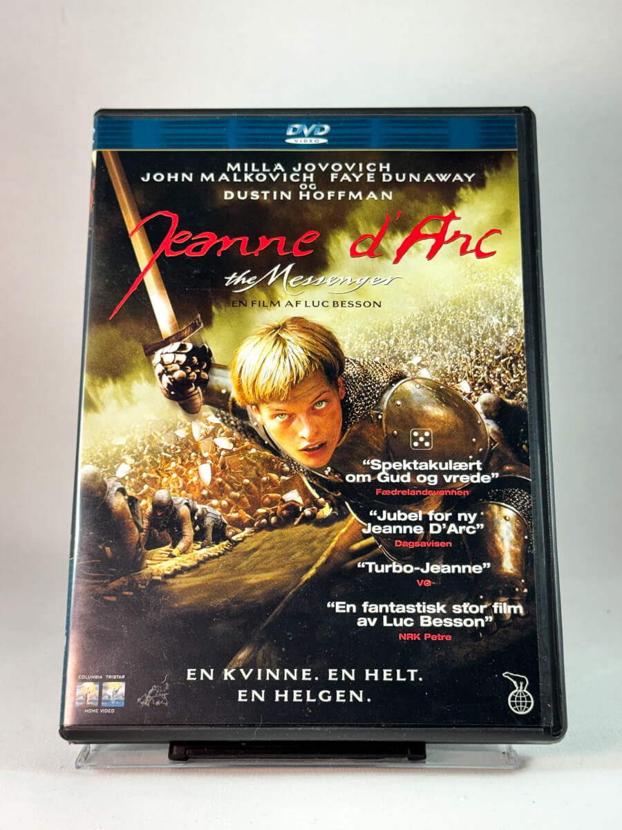 Forside av cover til Jeanne d’Arc – The Messenger, bruktfilm hos nettbutikken Brukbar Film