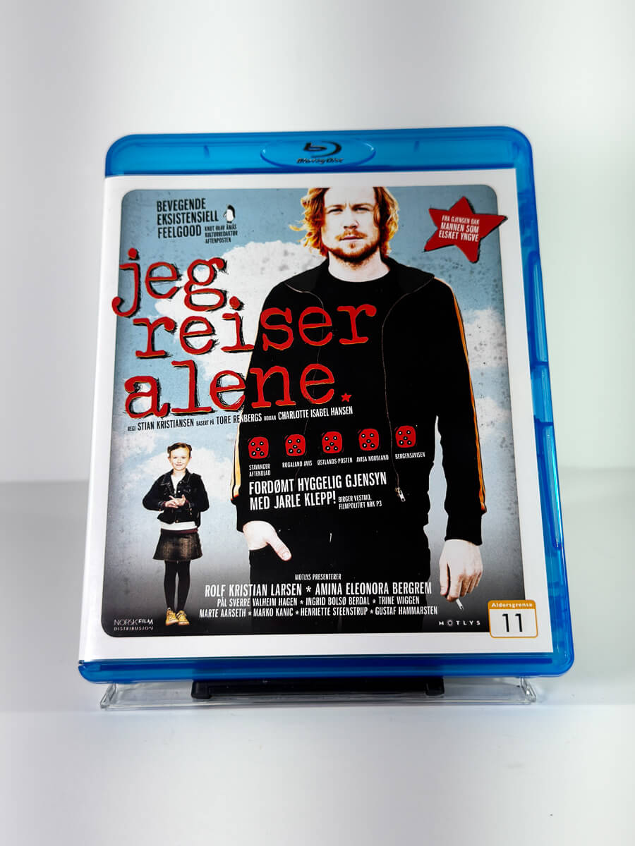 Forside av cover til Jeg reiser alene på Blu-ray