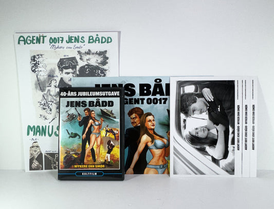 Jens Bådd filmpakke med DVD filmen, poster, manus og fotografier. 